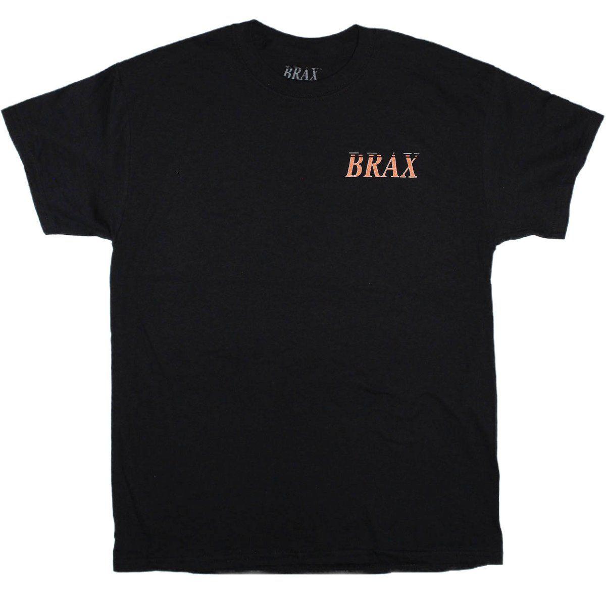 Flame Orange with Black Logo - Flame Orange Logo Black T-Shirt | BRAX
