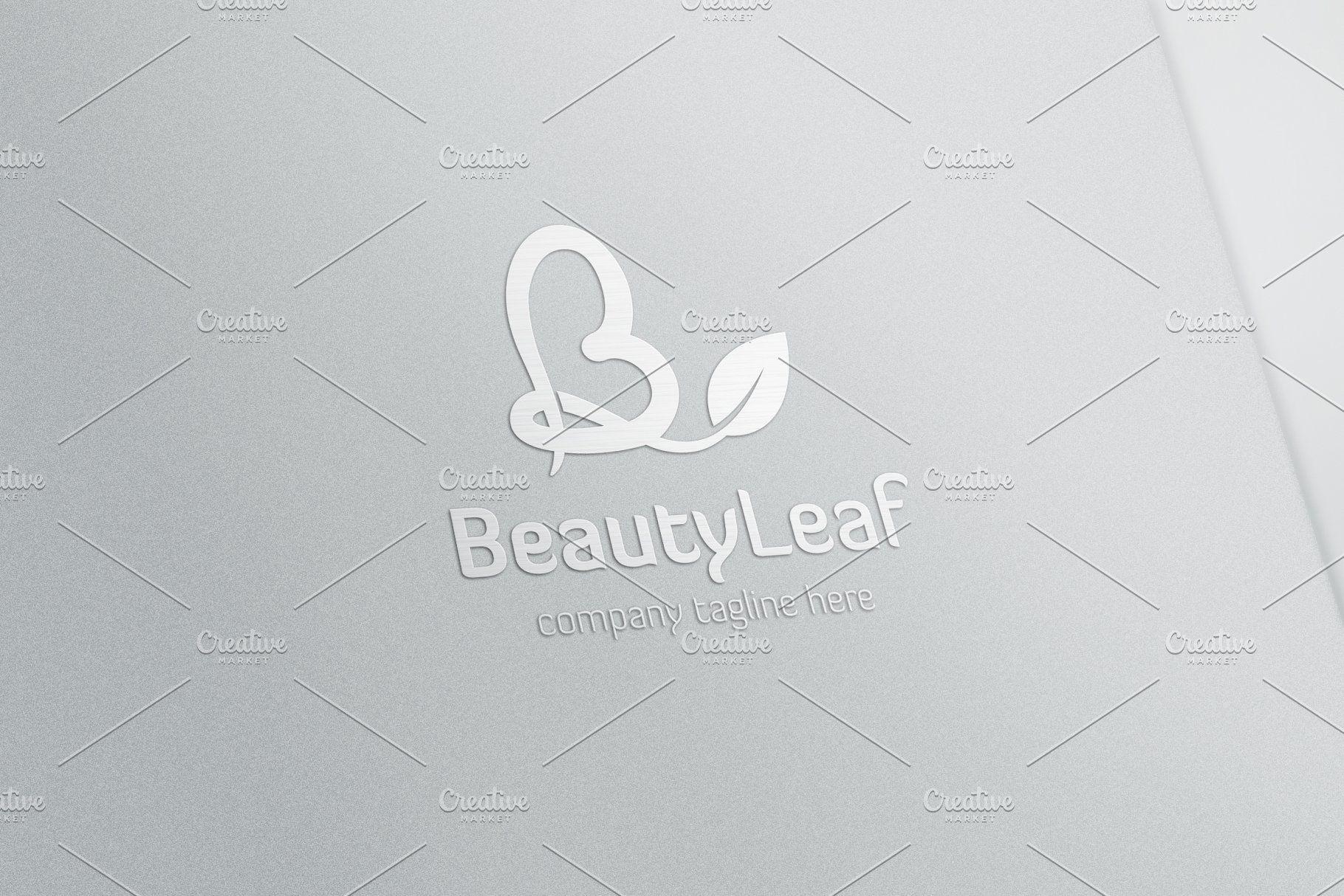 Leaf Letter B Logo - Beauty Leaf Letter B Logo #Leaf#Beauty#Letter#Templates. Chocolate