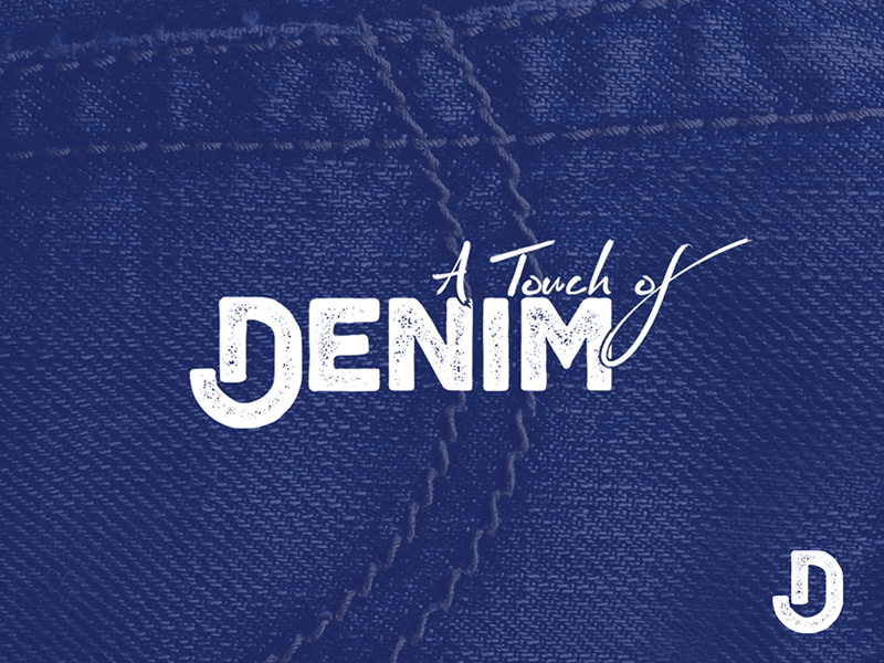 Denim Logo - A touch of Denim - Logo Design by Nisha Droch | Dribbble | Dribbble