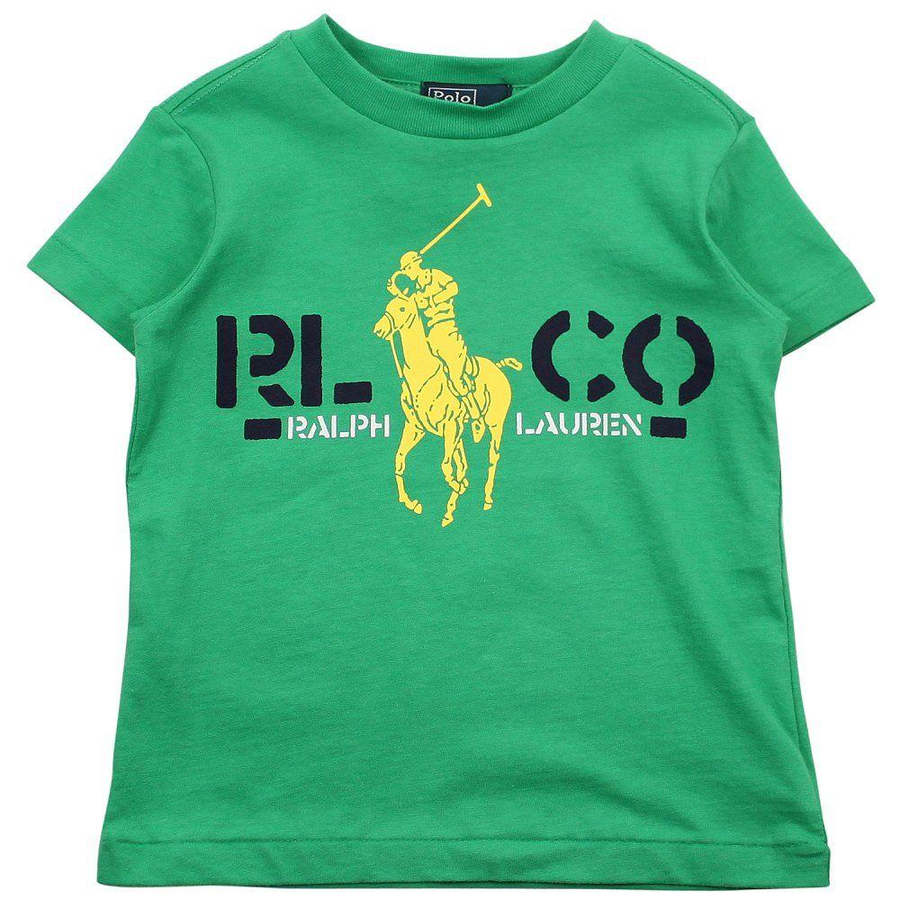Large Polo Logo - Ralph Lauren Green Large Polo Logo T Shirt Green