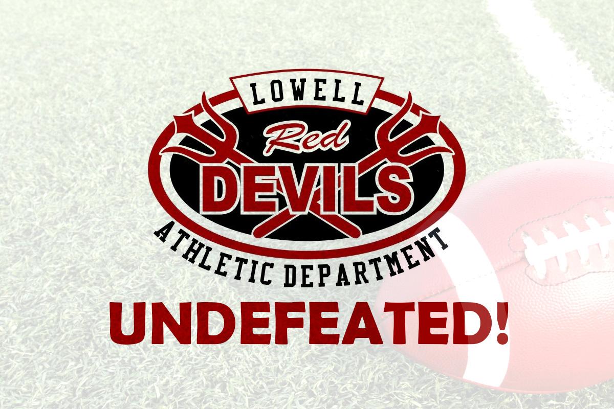Red Devils Football Logo - Lowell Red Devils Football End Season UNDEFEATED