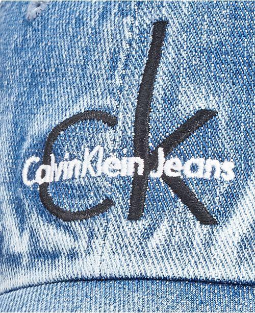 Denim Logo - Calvin Klein Jeans Men's Denim Logo Cap, Gloves & Scarves