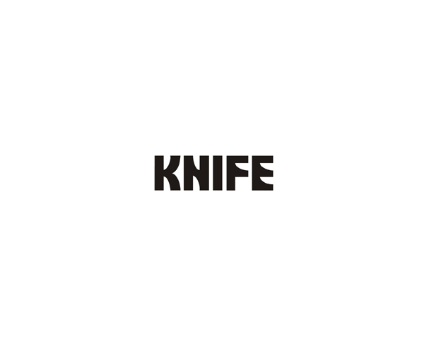 Knife Company Logo - Smart Typographic Logo Design Examples & Inspirations 2018