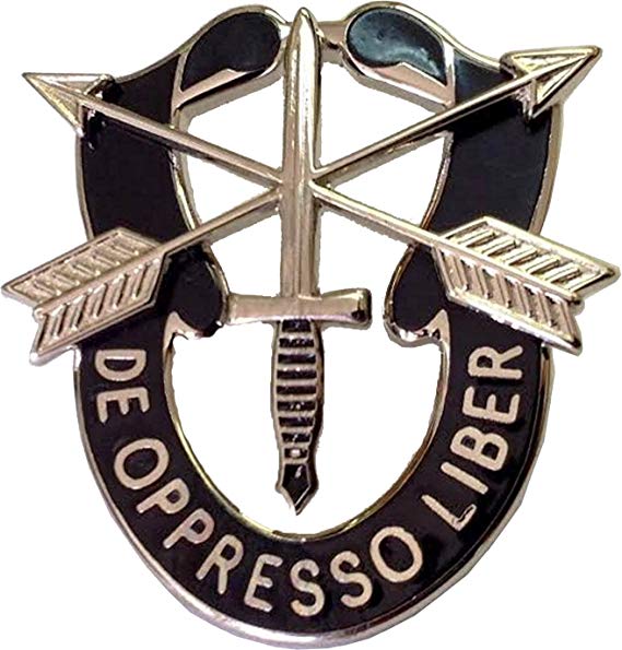 Special Forces Logo - US Special Forces Insignia DE OPPRESSO LIBER Military