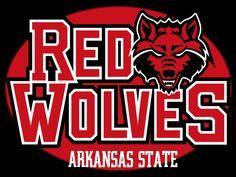 Arkansas State Red Wolf Logo - 18 Best Asu-red wolves images | Red wolves, Arkansas state ...