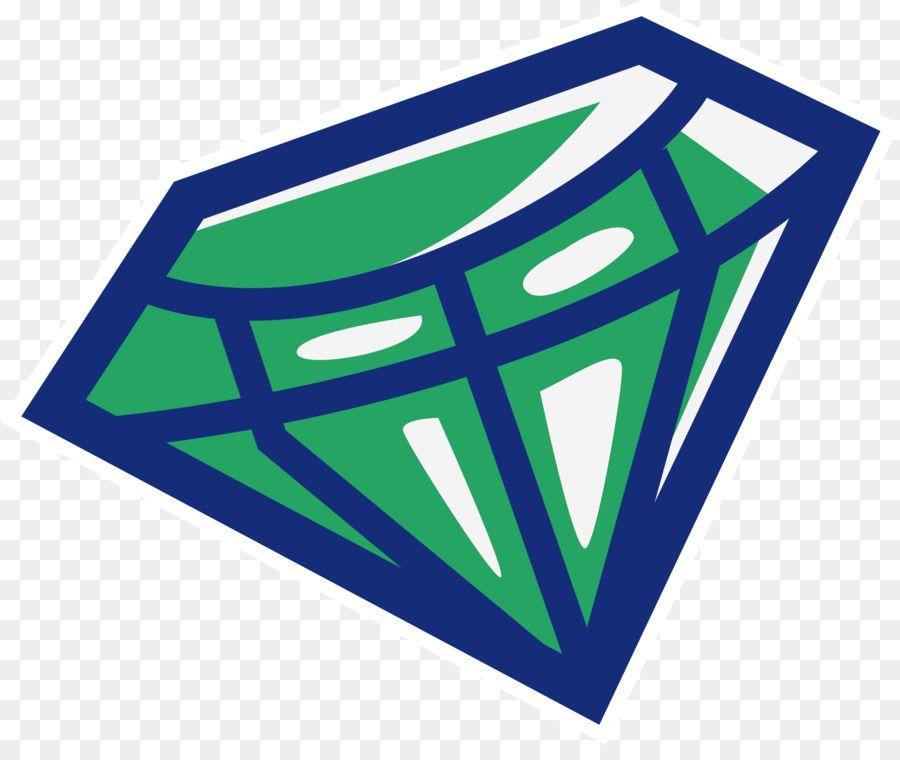Diamond Painting Logo - Green Diamond Painting - Vector green hand-painted diamond png ...