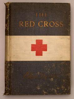 Old Red Cross Logo - Red Cross / Book cover / Antique old vintage / Emblem. Adventure