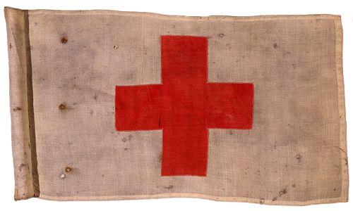 Old Red Cross Logo - Ambulance Marker Military Museum and Veterans Research Center