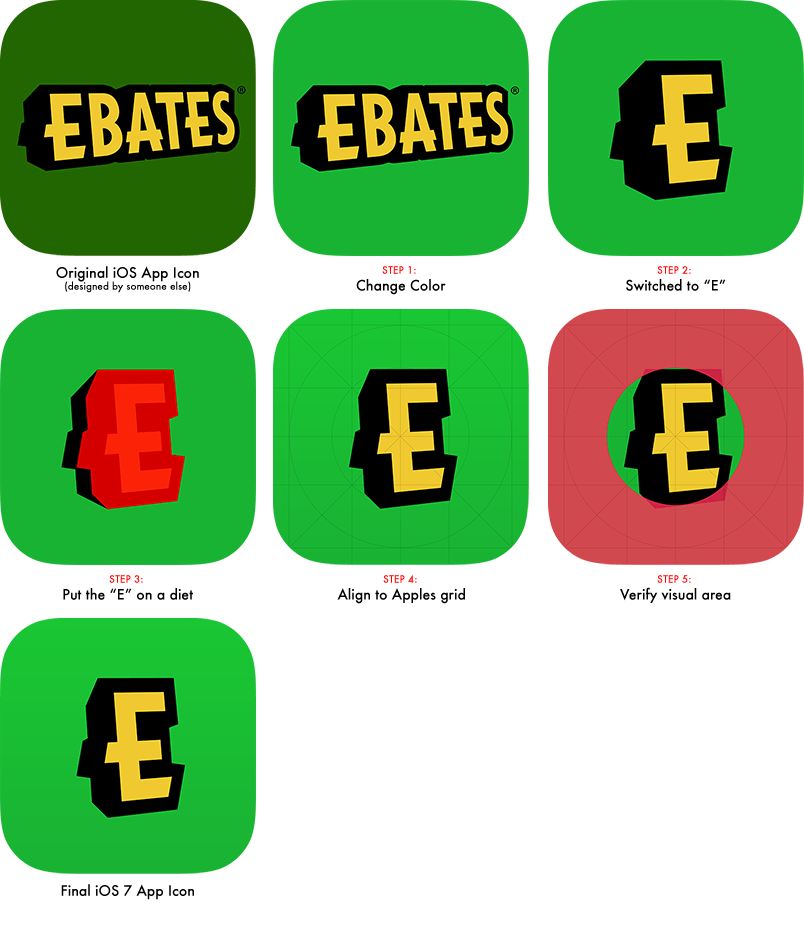 Ebates App Logo - Ryan David Koziel » Ebates iOS7