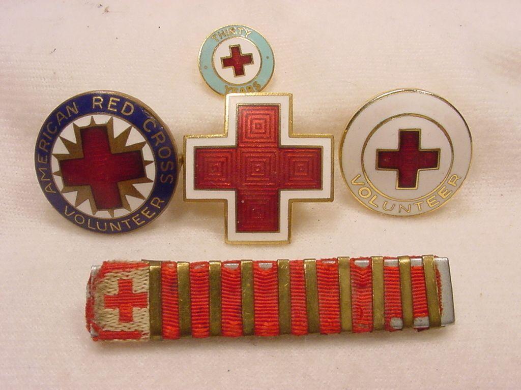 Old Red Cross Logo - Old Red Cross pins. Antique. Red cross, American red