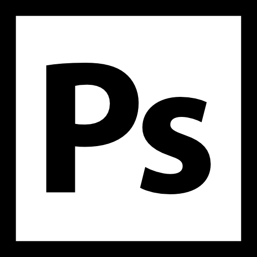 Photoshop Black and White Logo - adobe photoshop, Squares, Brand, Logo, Sofware, graphic design icon