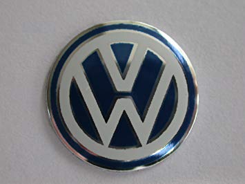 Car Key Logo - 1x BLUE VW VOLKSWAGEN REPLACEMENT CAR KEY FOB LOGO BADGE SIZE 15MM