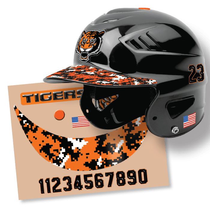 Softball Helmet Logo - Softball Helmet Decals | Pro-Tuff Decals