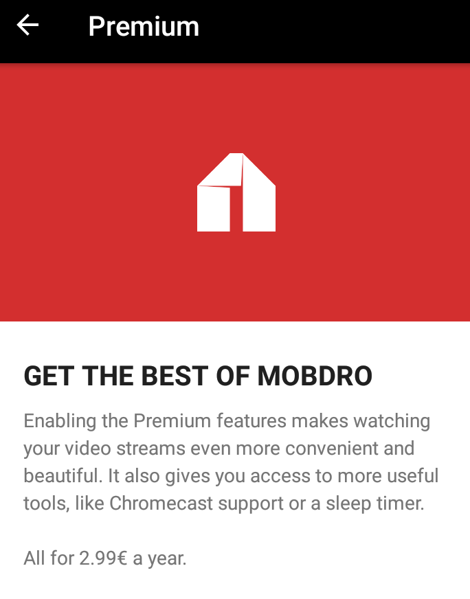 Modrow App Logo - Mobdro Premium Official App (Latest Version 2018 Available Now)