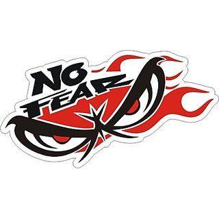 The No Fear Logo - Buy Xtreme Fair No Fear Logo (8 Inch) Reflective For All Bikes