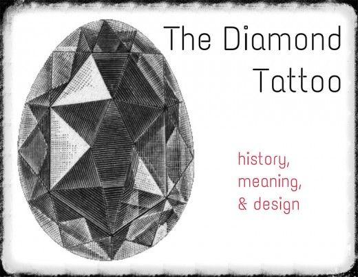 Inside Other Two Red Diamonds Logo - Diamond Tattoos: Ideas, Meanings, and Designs | TatRing