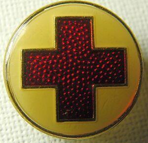 Old Red Cross Logo - Old Vintage Red Cross Metal Badge Pin 2cm | eBay