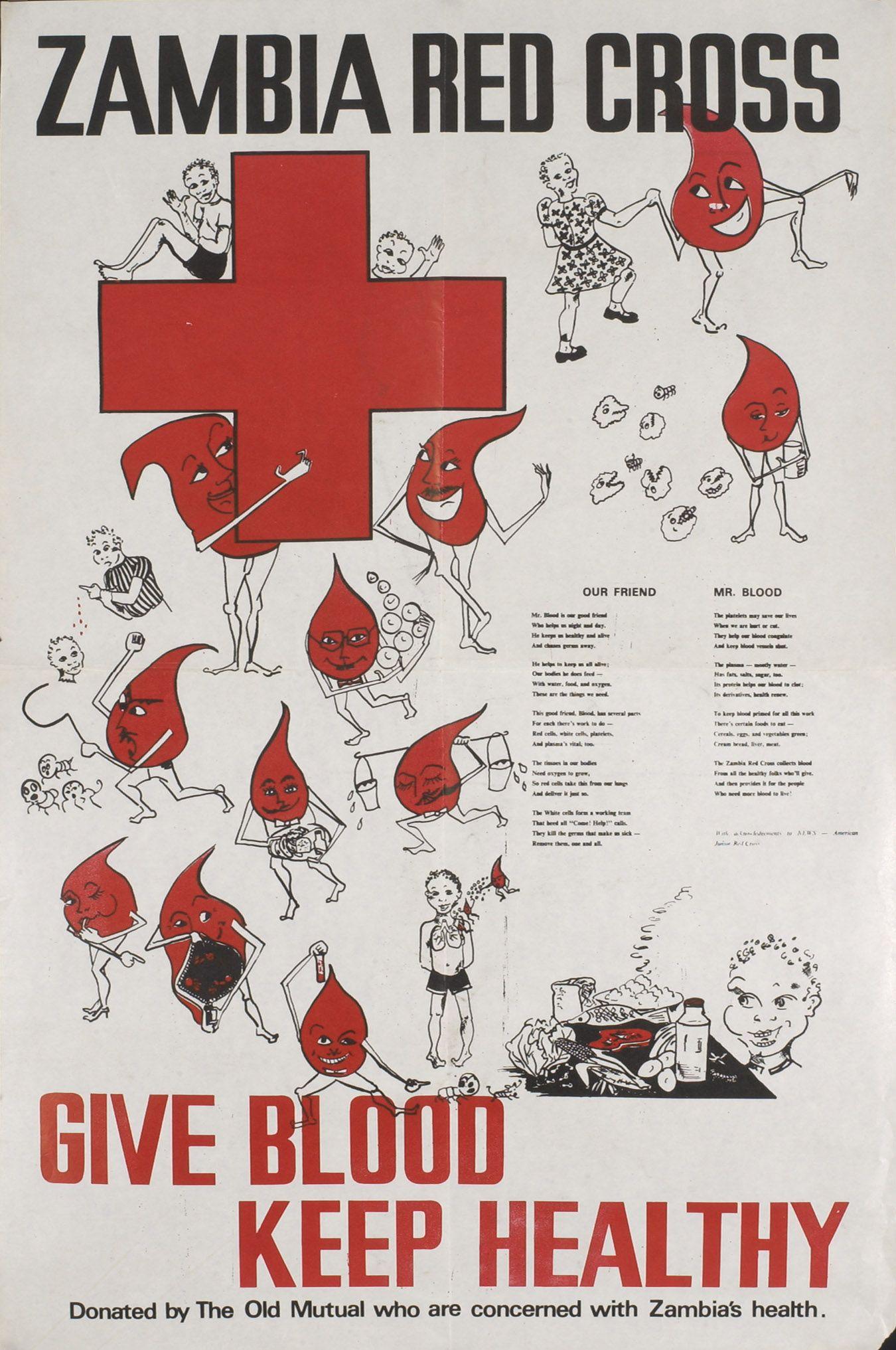 Old Red Cross Logo - Historical blood donation posters from around the world