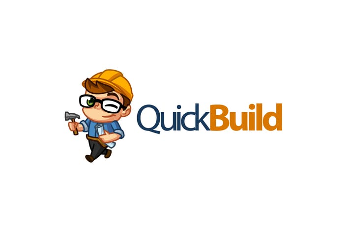Construction Worker Logo - QuickBuild - Construction Worker Character Logo by Suhandi on Envato ...