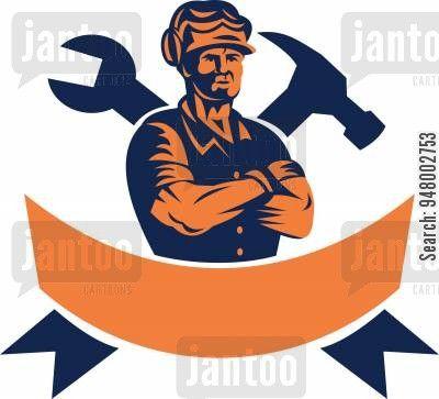 Construction Worker Logo - Construction worker. - Jantoo Cartoons -