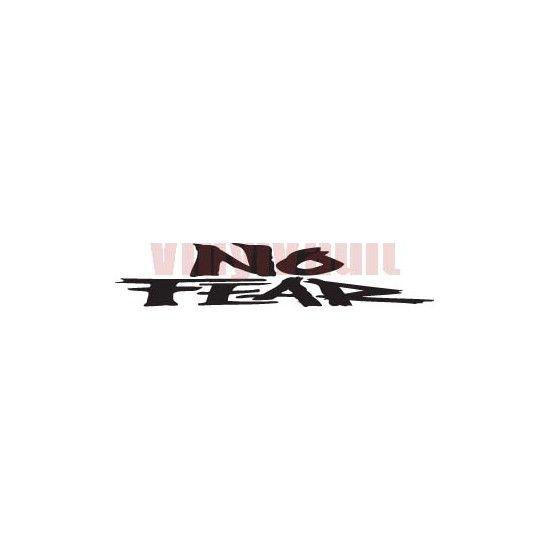 The No Fear Logo - NO FEAR Logo Vinyl Car Decal - Vinyl Vault