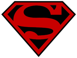 Yellow Black Superman Logo - Superman