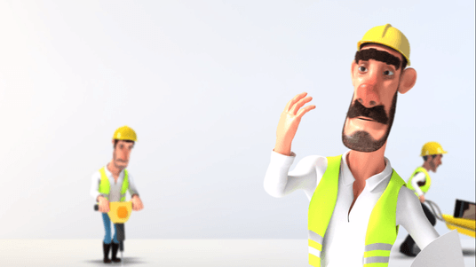 Construction Worker Logo - Create 3d Construction Workers Logo Animation Intro Video for £5 ...