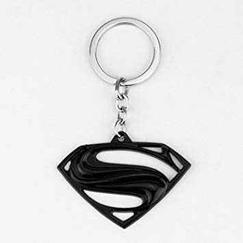 Yellow Black Superman Logo - Amazon.com : Superman S Logo Metal Keychain car Pendant (Black ...