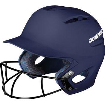 Softball Helmet Logo - DeMarini Paradox Matte Batting Helmet with Fastpitch Mask. Baseball