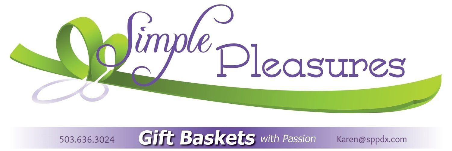 Simple Pleasures Logo - Simple Pleasures Gift Baskets