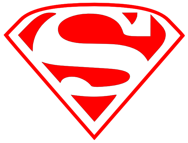 Superman Red Logo - Superman Red Clip Art at Clker.com - vector clip art online, royalty ...