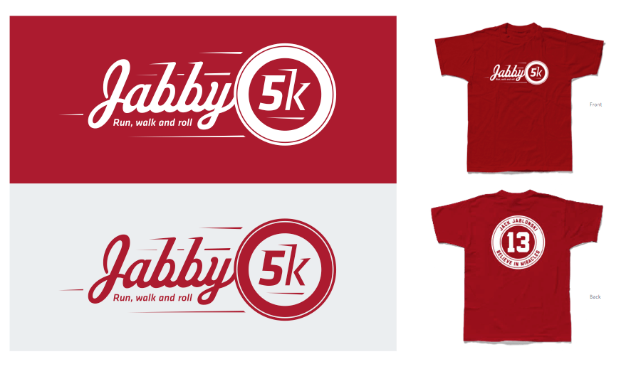 Benefit Logo - Jabby 5k benefit logo - Michael Arney - Design Portfolio