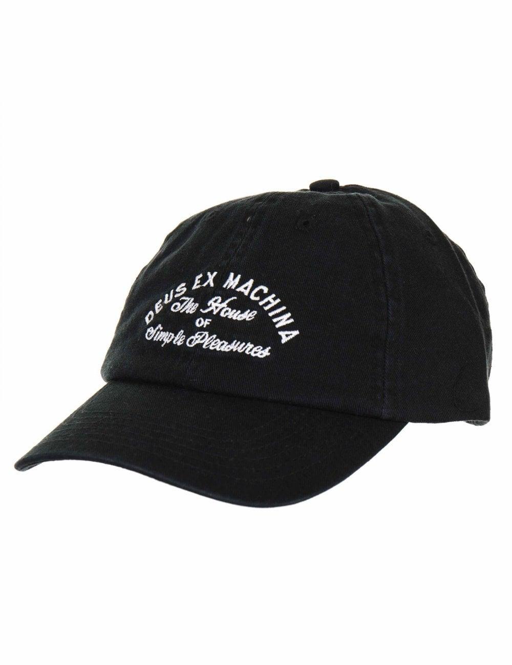 Simple Pleasures Logo - Deus Ex Machina The House of Simple Pleasures Dad House Cap