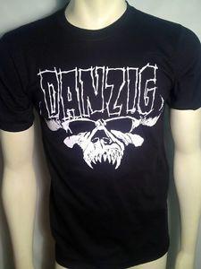 Tribal Clothing Logo - AUTHENTIC DANZIG THE MISFITS SKULL & LOGO PUNK ROCK TRIBAL T SHIRT ...