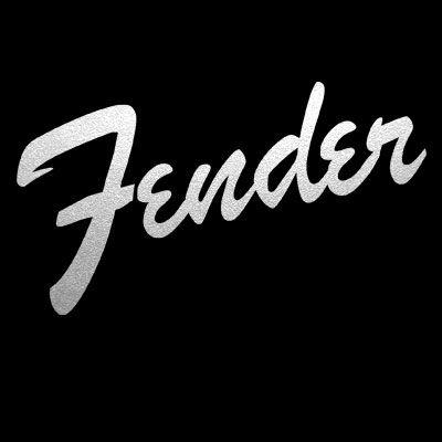 Fender Logo - Fender Stratocaster Decal Silver Leaf Effect Headstock - Guitar ...