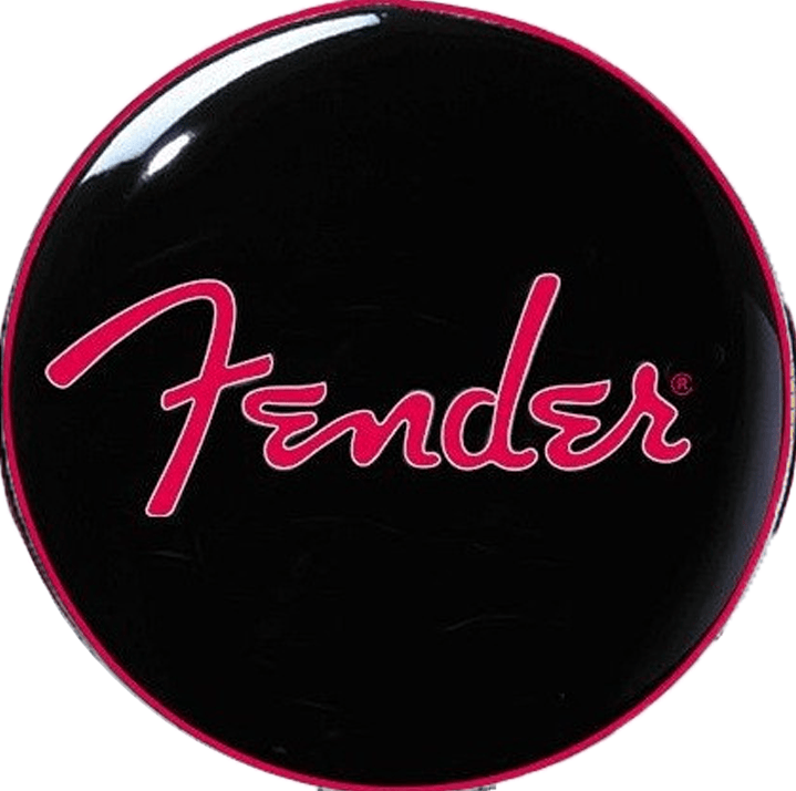 Fender Logo - Fender Bar Stool Red With Fender Logo 24