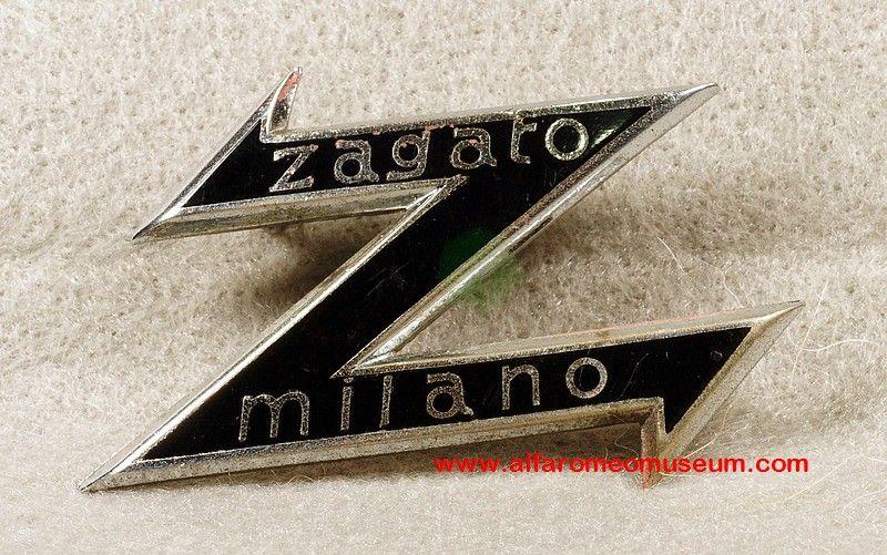 Zagato Car Logo - Gift ] Logo Zagato | Alfa Romeo Model Car Museum