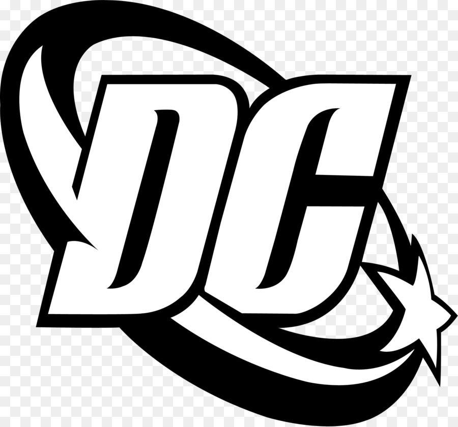 Black and White DC Comics Logo - Superman Comic book DC Comics Logo - cross-shaped png download ...