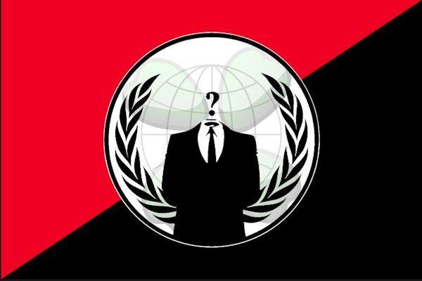 Black White Red Circle Logo - Anonymous Organization - Part 1