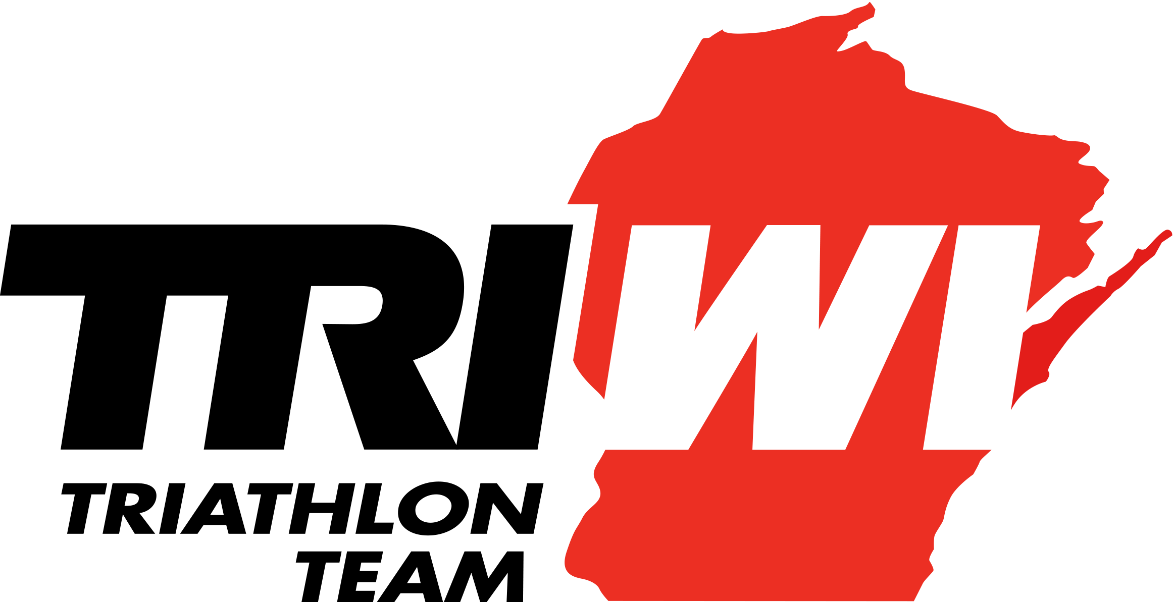 Red Wi Logo - TriWisconsin Triathlon Team