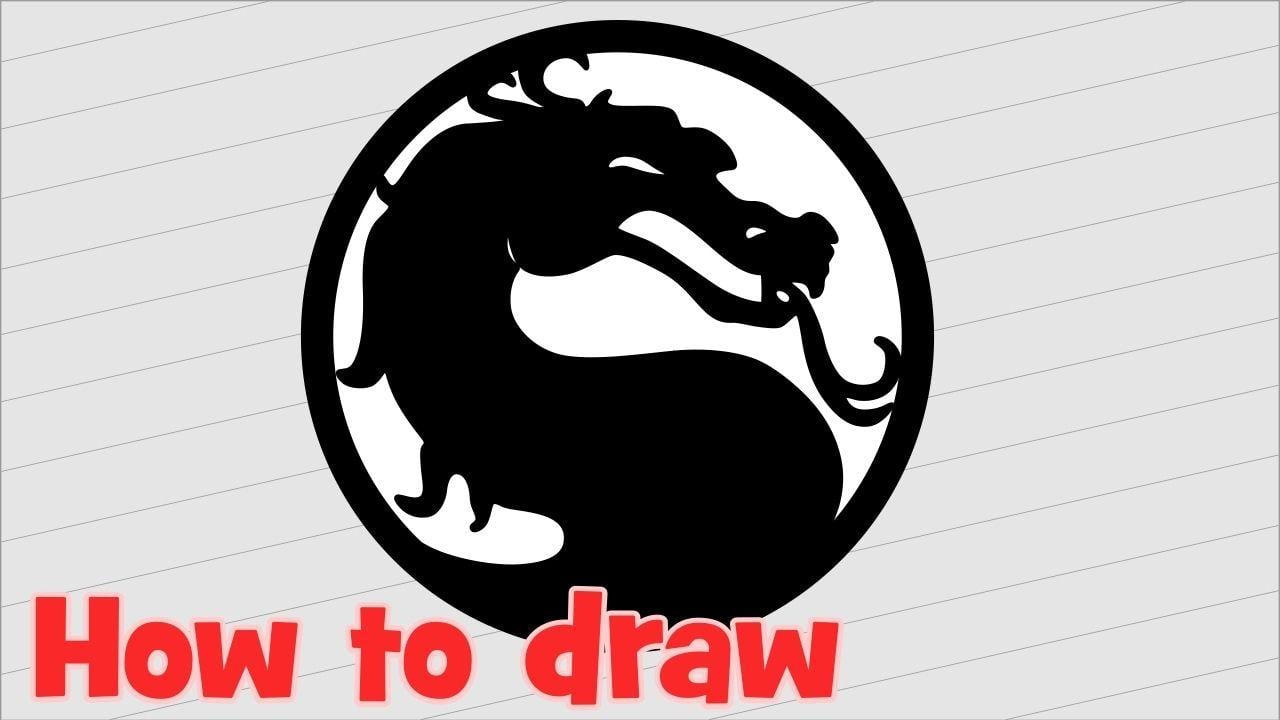 All Mortal Kombat Logo - How to draw Mortal Kombat logo step by step - YouTube