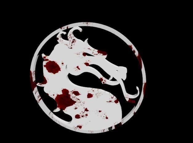 Mortal Kombat Logo - Mortal Kombat Logo Free 3D Model in Sofa 3DExport