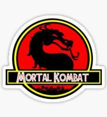 Mortal Kombat Logo - Mortal Kombat Logo Stickers | Redbubble