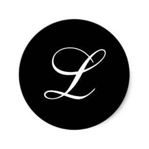 Cursive L Logo - Letter L Stickers | Zazzle