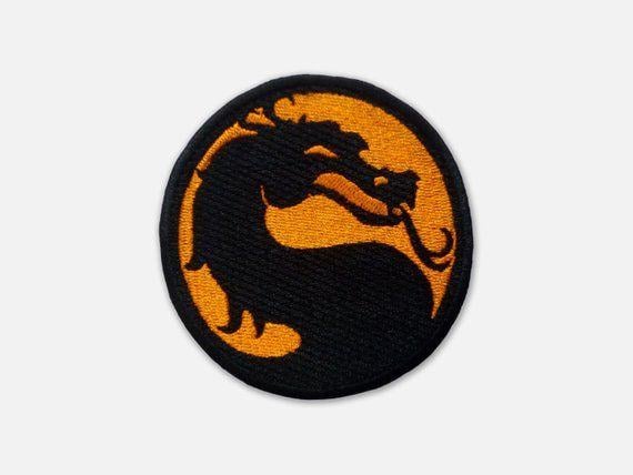 Mortal Kombat Logo - Mortal Kombat logo embroidered patch