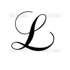 Cursive L Logo - Best •○• L •○• image. Letter l, Nature letters, Alphabet
