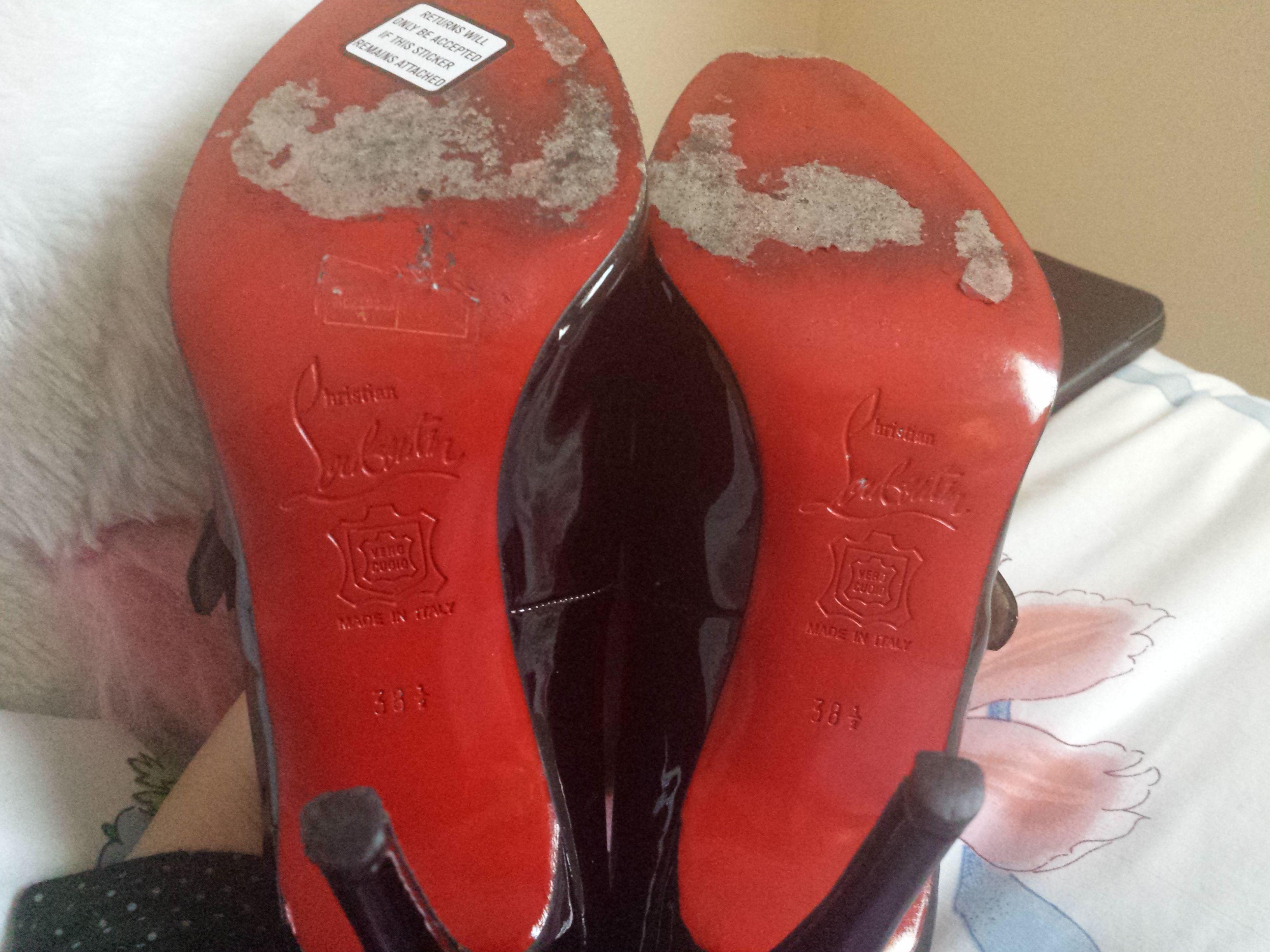 red bottom heels used