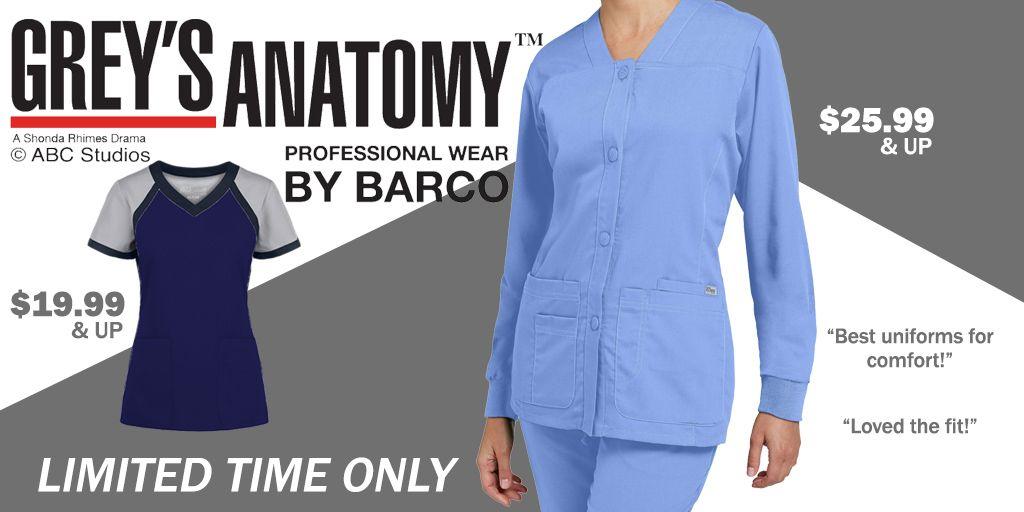 Barco Scrubs Logo - New Grey's Anatomy at The Uniform Outlet in Lancaster : The Uniform ...