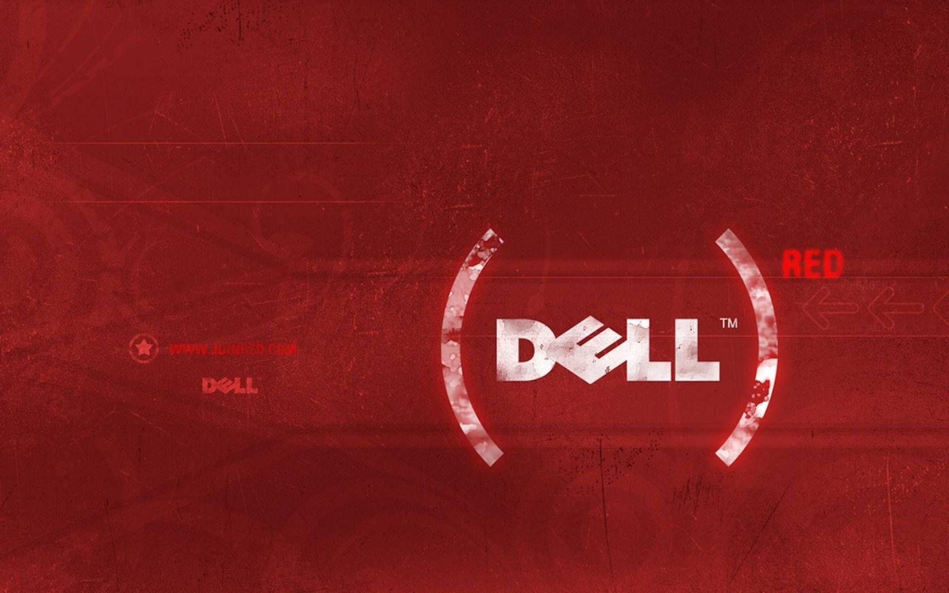 Red Dell Logo - Dell Brand Red Logo Wallpaper Hd