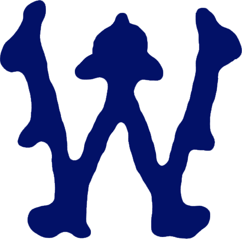 Baseball w Logo - Washington Senators Jersey Logo League (AL)
